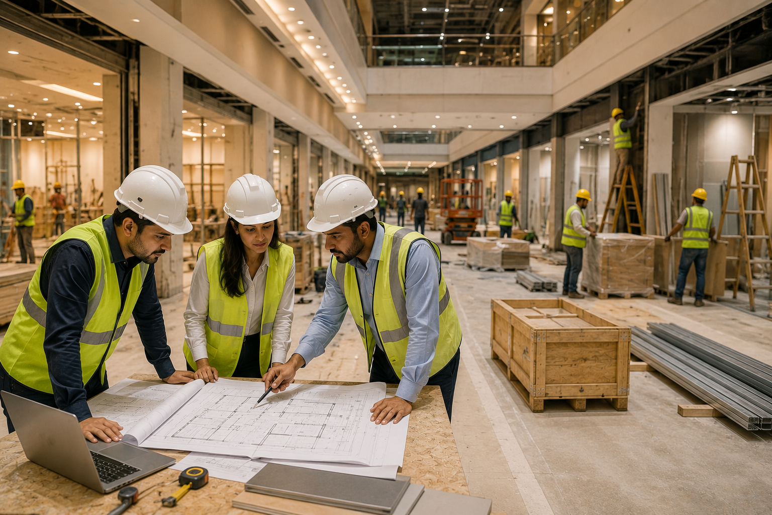 Retail fit-out execution